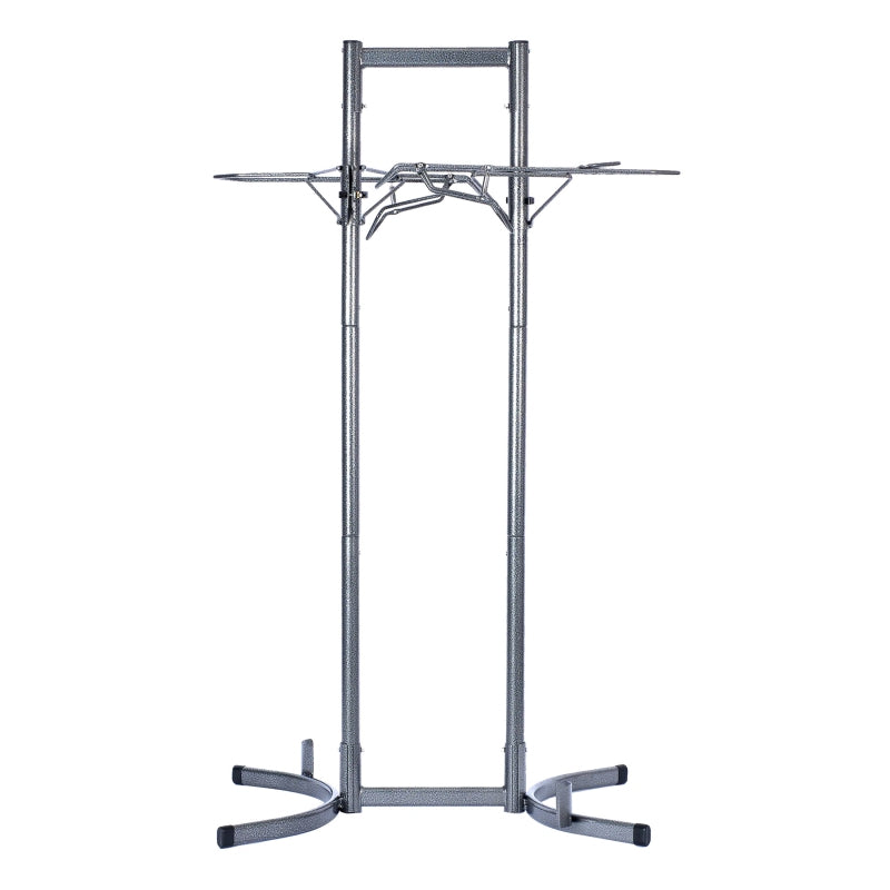Delta Heavy Duty Two Bike Upright Stand Up to 3.5` Tires 150lbs Grey HDRS6200