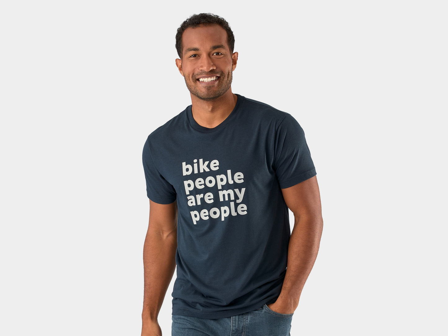 Trek Bike People Tee Medium Navy Shirt