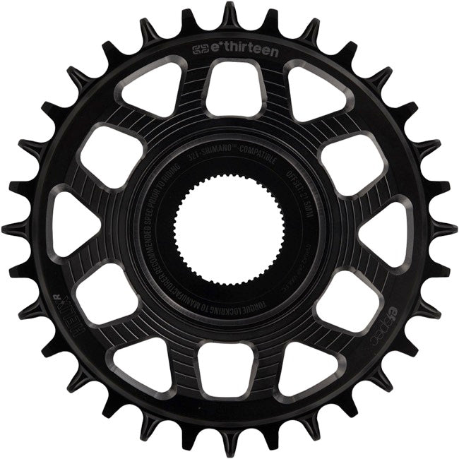 E*thirteen Helix R e*spec C-ring Shimano EP8 32t -Black