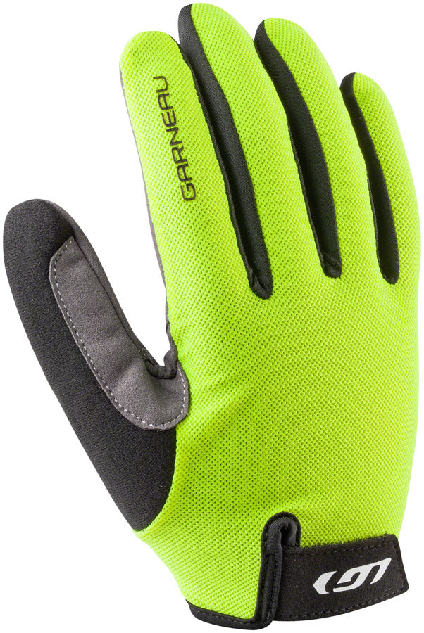 Garneau Calory Gloves - Yellow Full Finger Men's Small