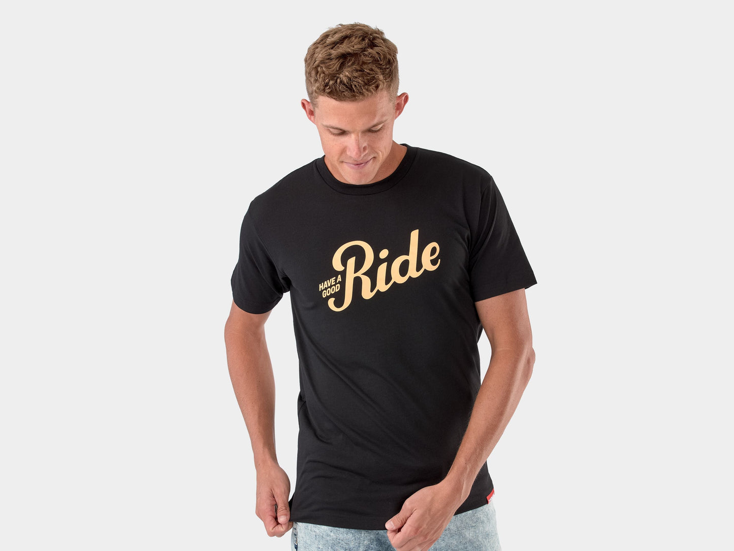 Trek Good Ride Tee Medium Black Shirt