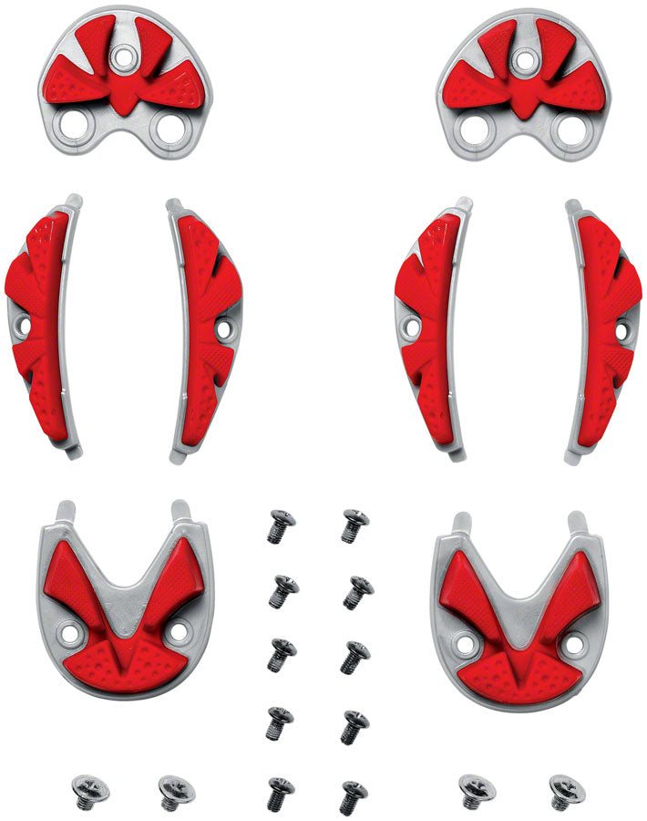 SIDI SRS Carbon Ground Inserts - Red 45-48
