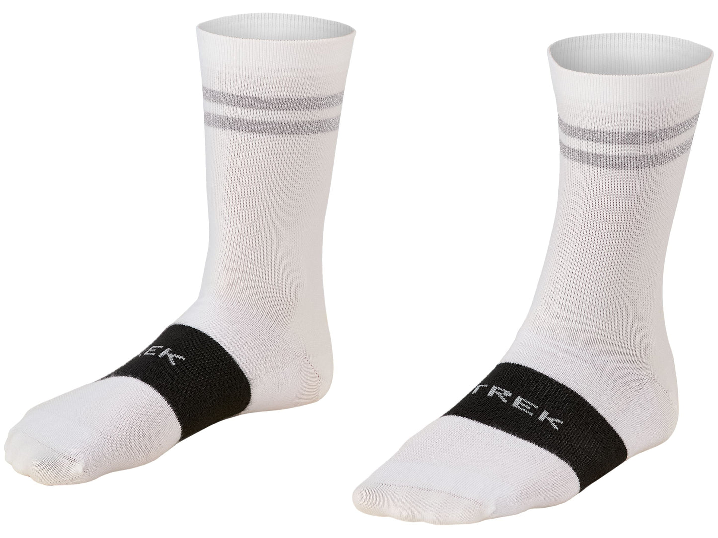 Sock Trek Race Reflective Crew Medium (39-41) White