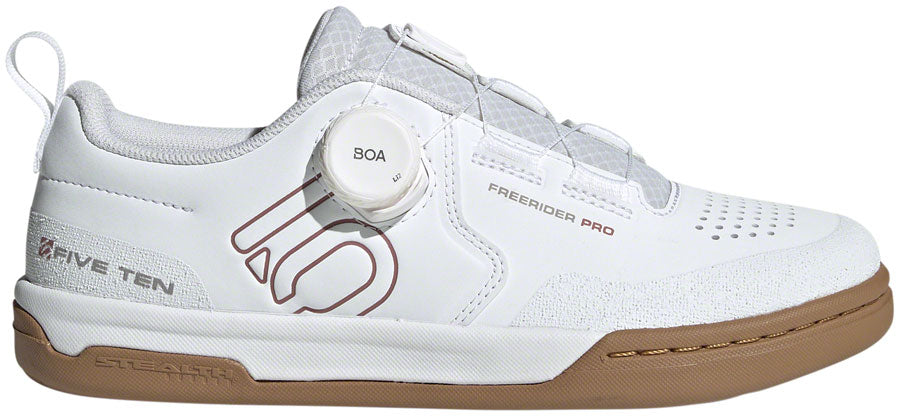 Five Ten Freerider Pro BOA Flat Shoes - Women's FTWR White/Warm Clay/Gray Three 8.5