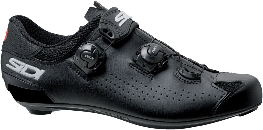 SIDI Genius 10 Road Shoes - Men's Black/Black 44