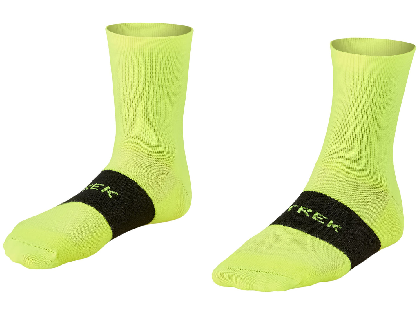 Sock Trek Race Quarter Large (42-44) Radioactive Yellow
