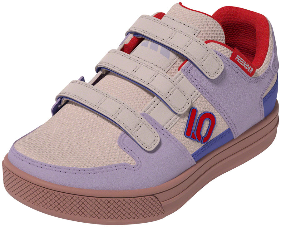 Five Ten Freerider Kid's VCS Flat Shoes - Putty Mauve/Pure Ruby/Semi Cobalt Blue 3.5