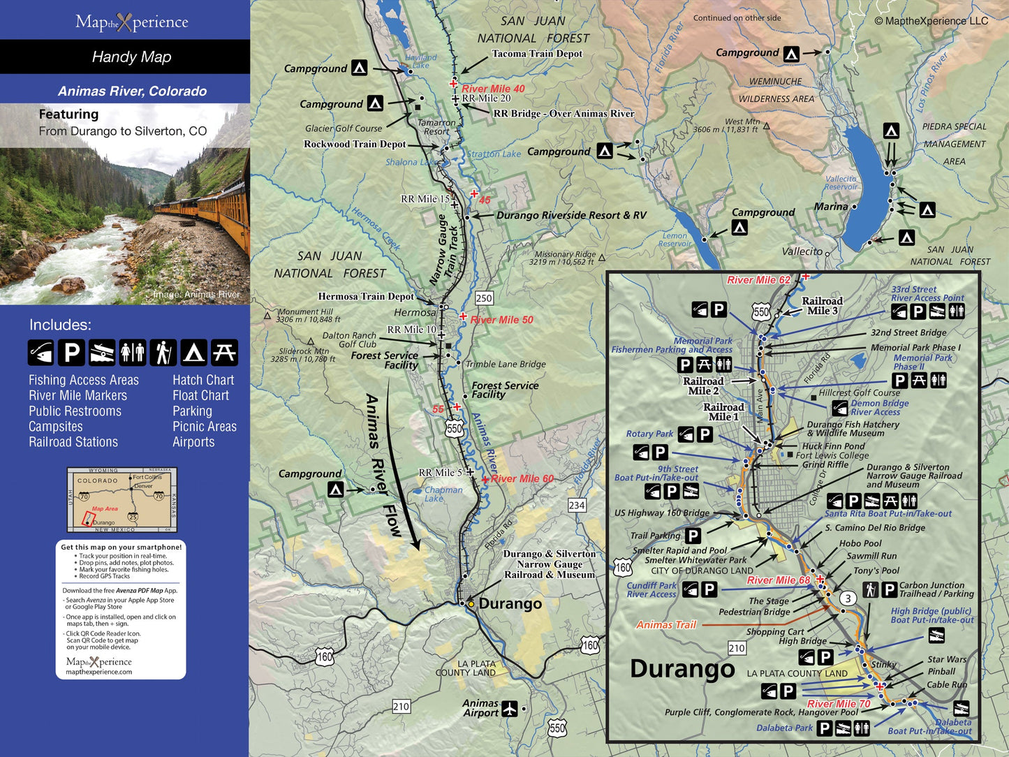 Animas River Colorado Fishing Map | Public Access Guide
