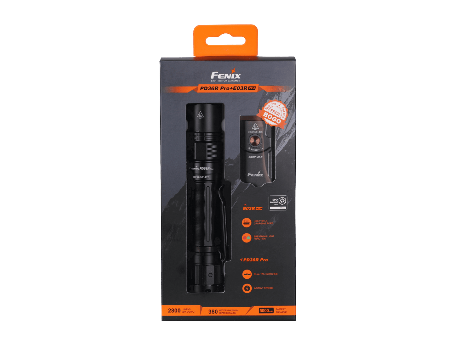 Fenix PD36R Pro 2800 Lumen Flashlight