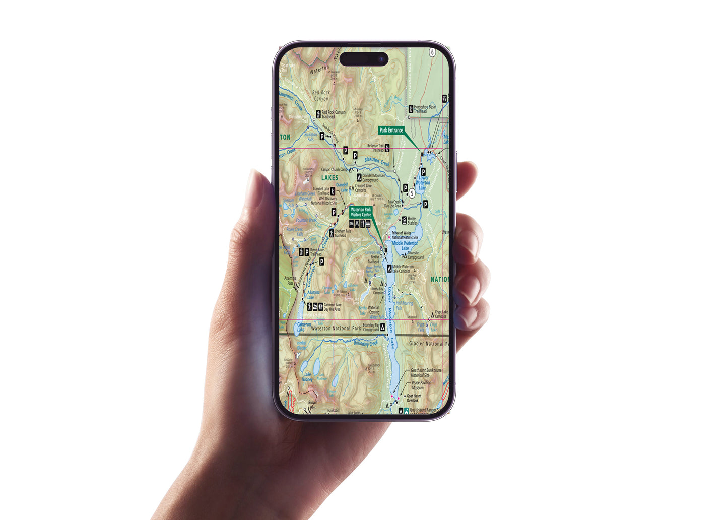 Glacier National Park Fishing Map | Access Guide
