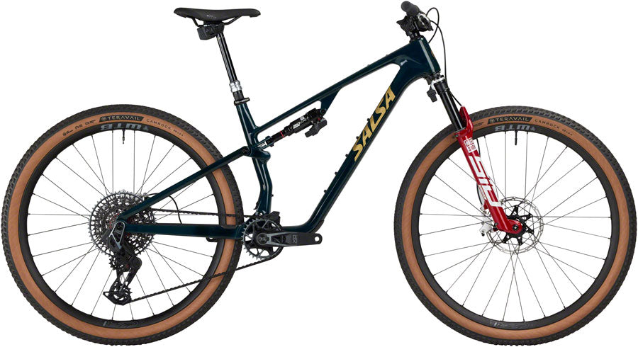 Salsa Spearfish C Deluxe X0 AXS Transmission Bike - 29" Carbon Midnight Carbon Small