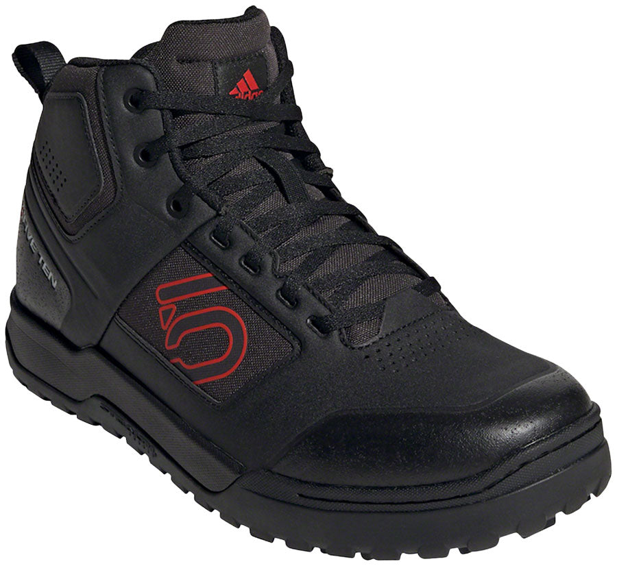 Five Ten Impact Pro Mid Flat Shoes - Men's Core Black/Red/Core Black 9