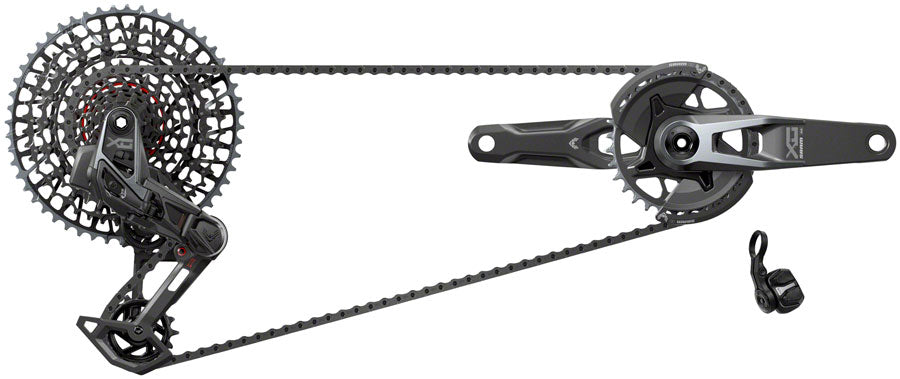 SRAM X0 T-Type Eagle V2 AXS Groupset 165mm Black >