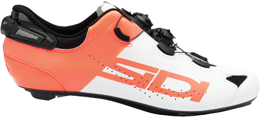 SIDI Shot 2S Pro Road Shoes - Men's White/Coral 41.5