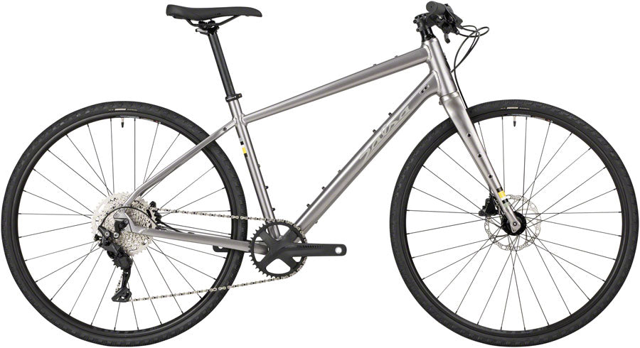 Salsa Journeyer Flat Bar Deore 10 700 Bike - 700c Aluminum Ash Grey XL
