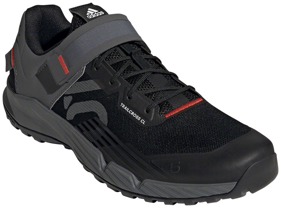 Five Ten Trailcross Mountain Clipless Shoes - Men's Core BLK/Gray Three/Red 8