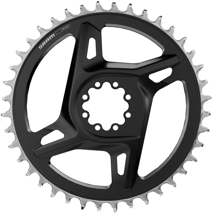 SRAM RED X-Sync Chainring - 44t 12/13-Speed 8-Bolt Direct Mount 6.5mm Offset BLK/Silver E1