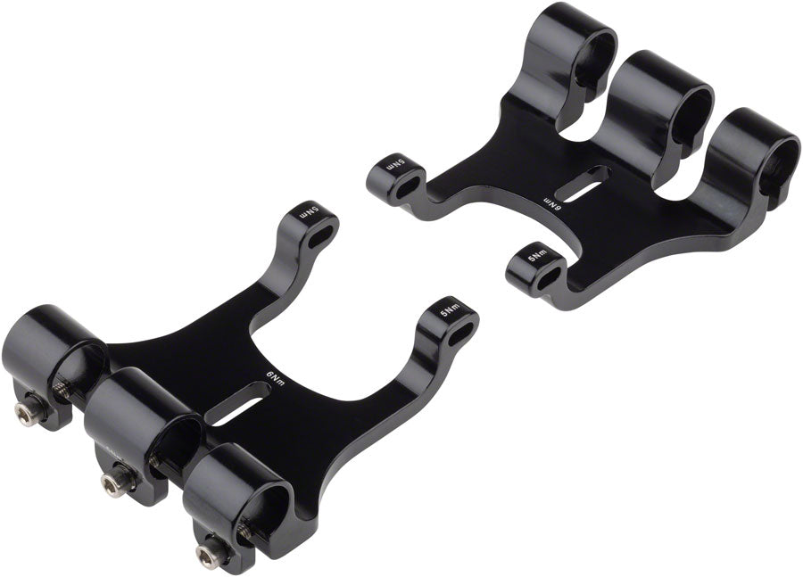 Benno Rail Clamp Set - Compatible With Carry-On Boost EVO 1-3 (16-19) Black