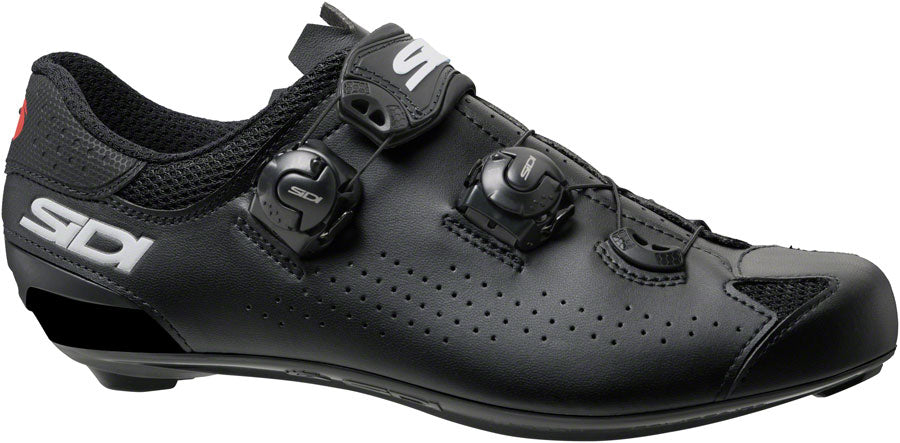 SIDI Genius 10 Mega Road Shoes - Men's Black 43.5