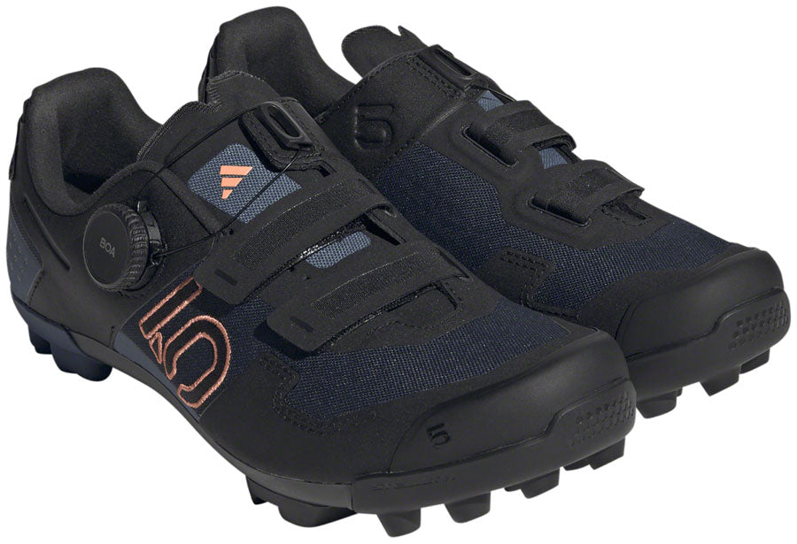 Five Ten Kestrel BOA Mountain Clipless Shoes - Women's Legend Ink/Core BLK/Coral Fusion 7.5