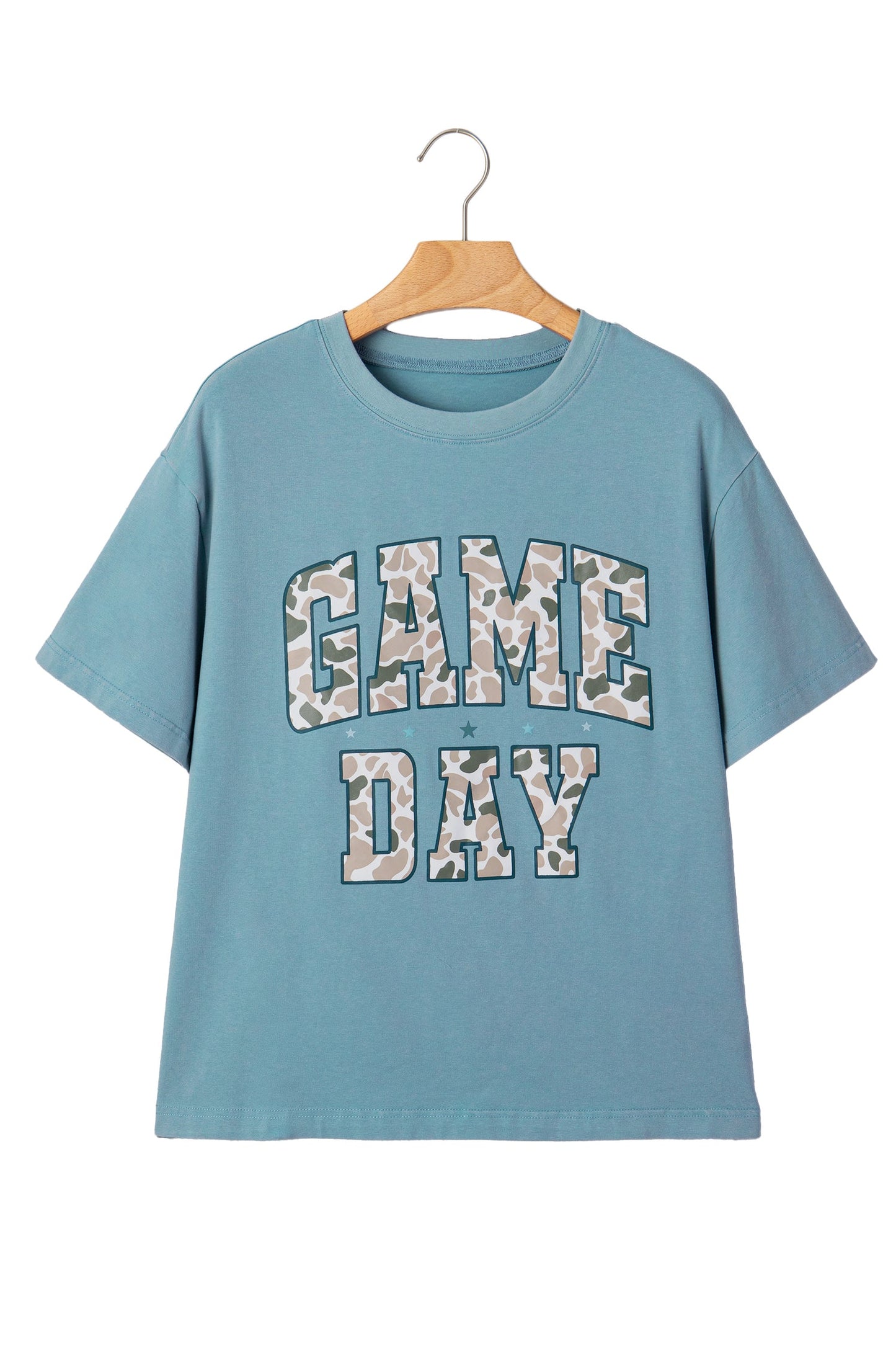 Camo Game Day Short Sleeve Graphic T-Shirt