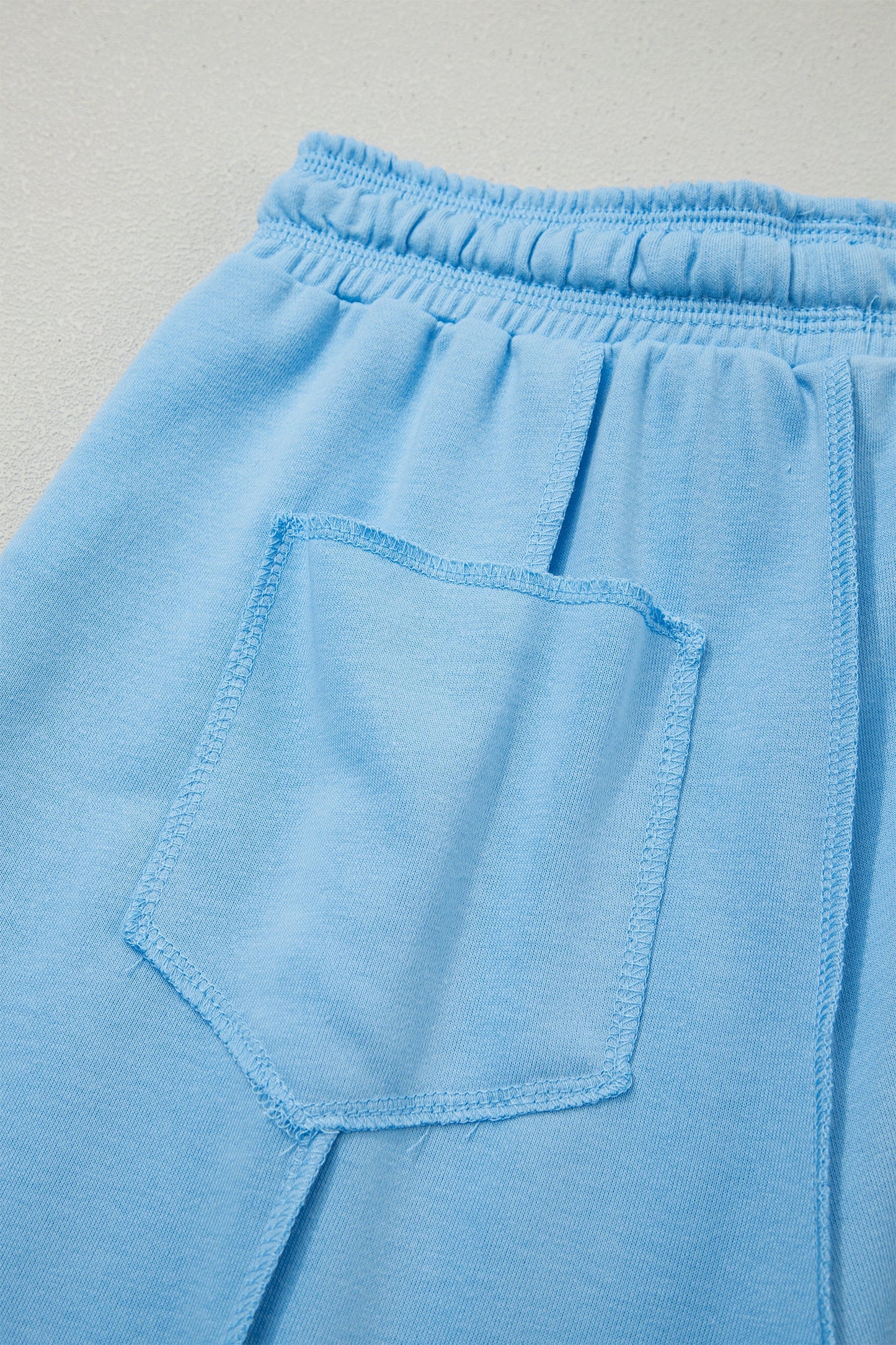 Solid Drop Shoulder Boxy Tee & Barrel Pants Set