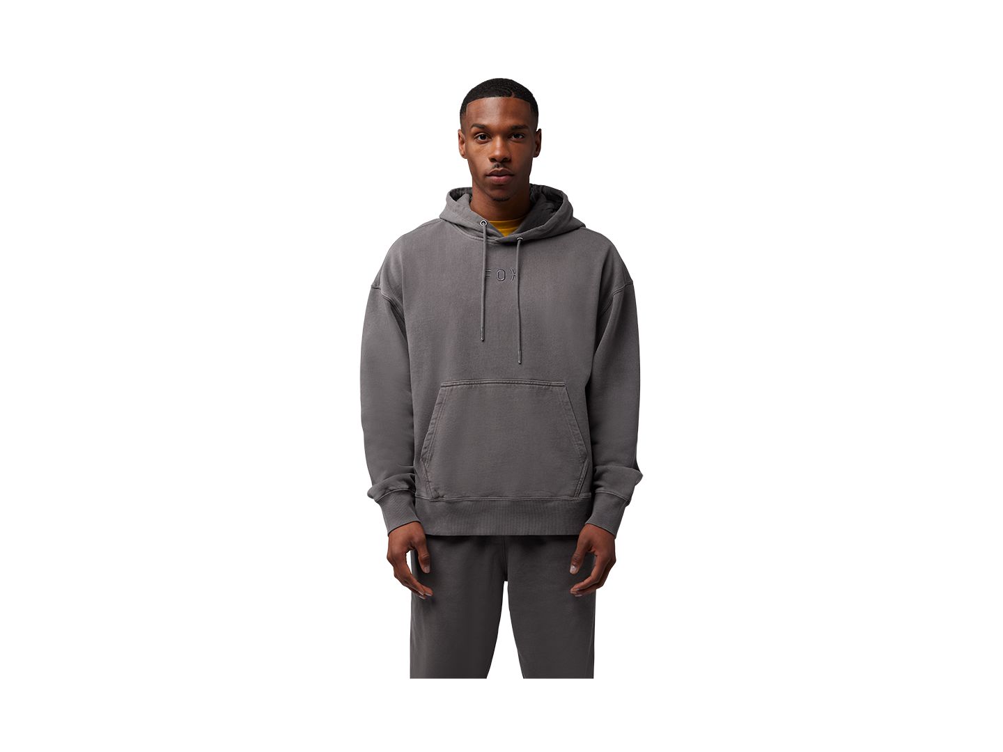Fox Racing 25 Wordmark Hoodie Large Grey Shirt
