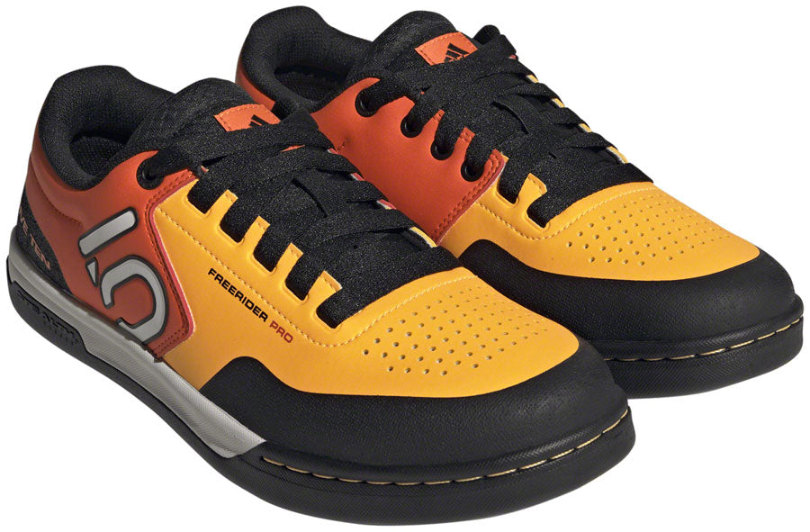 Five Ten Freerider Pro Flat Shoes - Men's Solar Gold/Ftwr White/Impact Orange 9