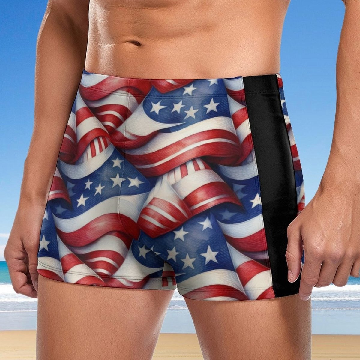 Mens Americana Bathing Shorts ๐บ๐ธ High Performance swimwear