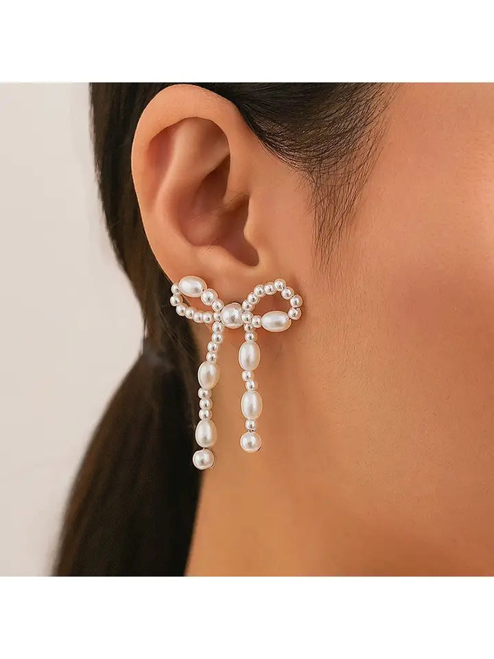 Bow earrings