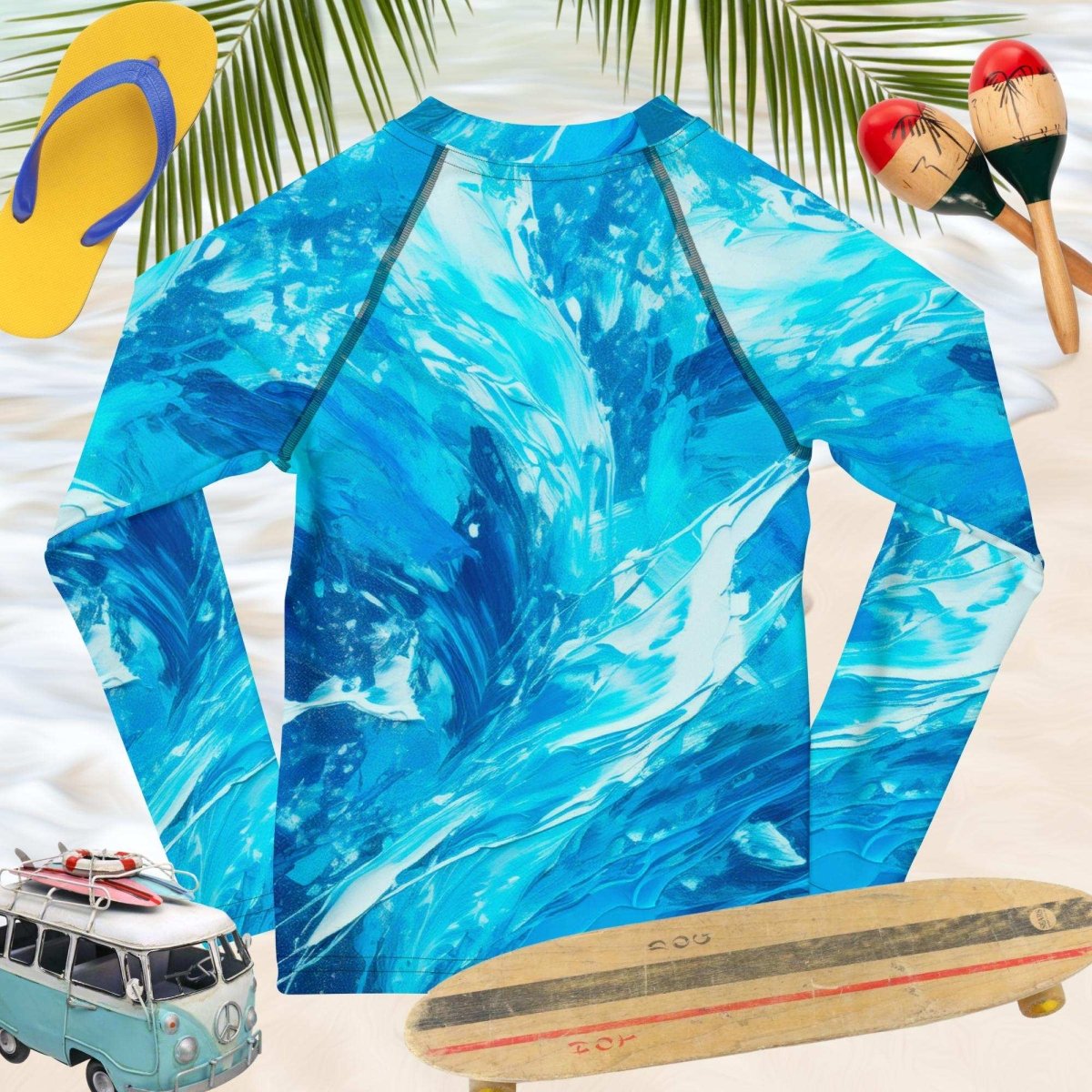 Surfer Kids Rag Dolled Rashie š¤