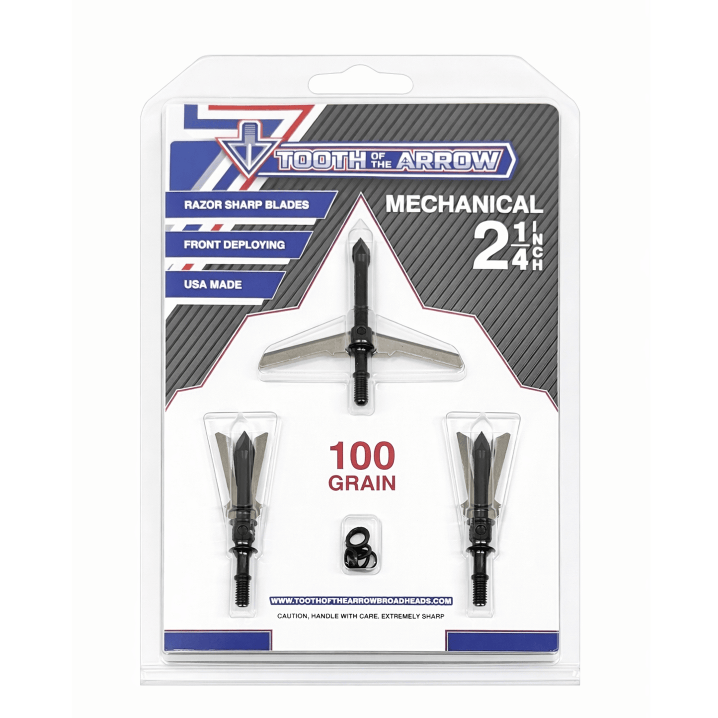 TOTA | 2-Blade Expandable Broadhead | 2.25” Cut | 100 Grain