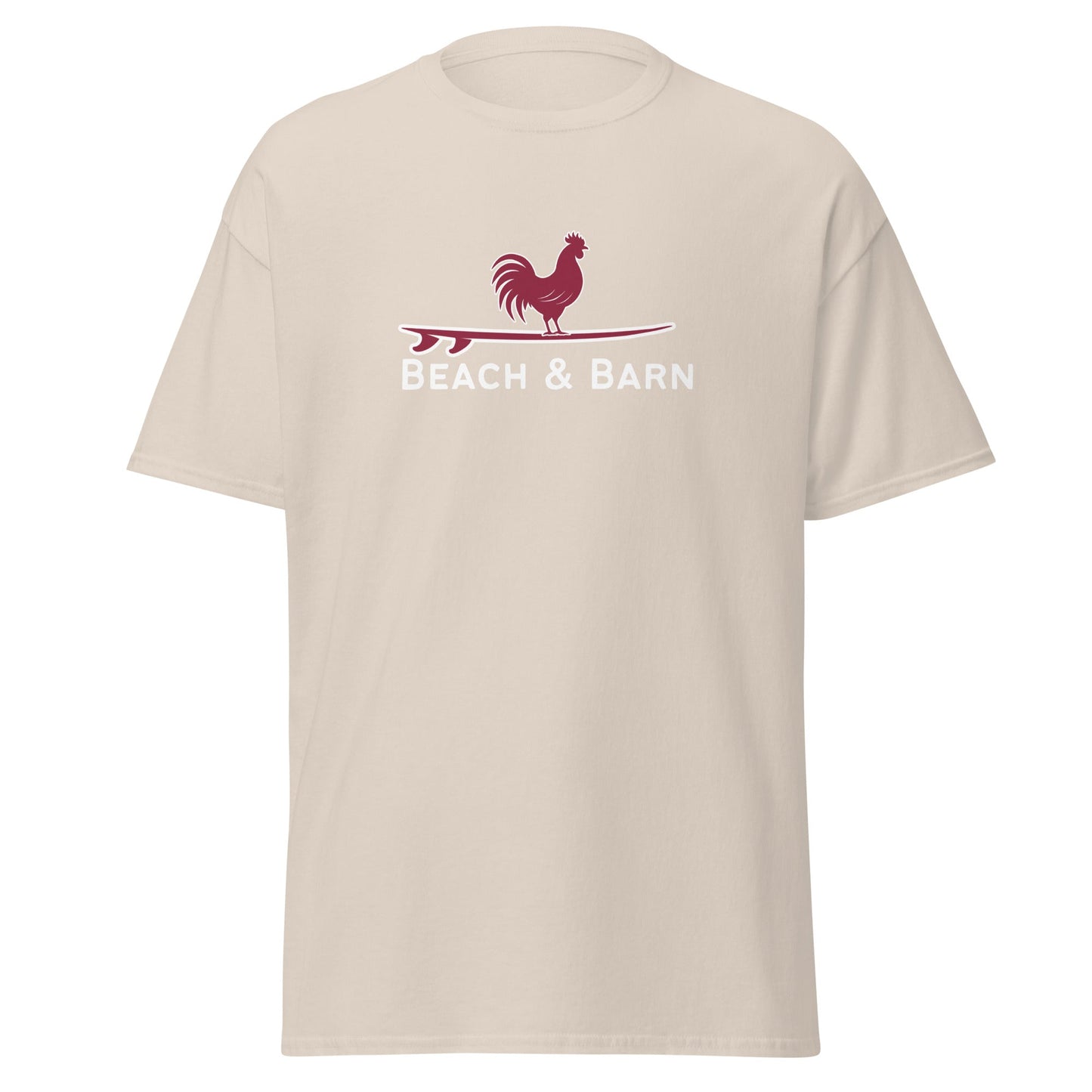 Beach & Barn Tee Surfing Chicken Men's T-Shirt