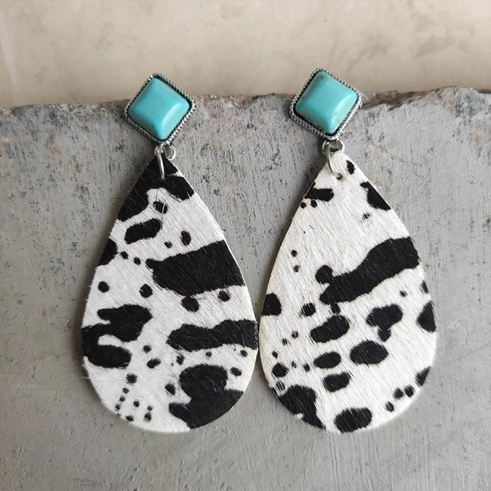 Turquoise Teardrop Earrings - 5 Styles