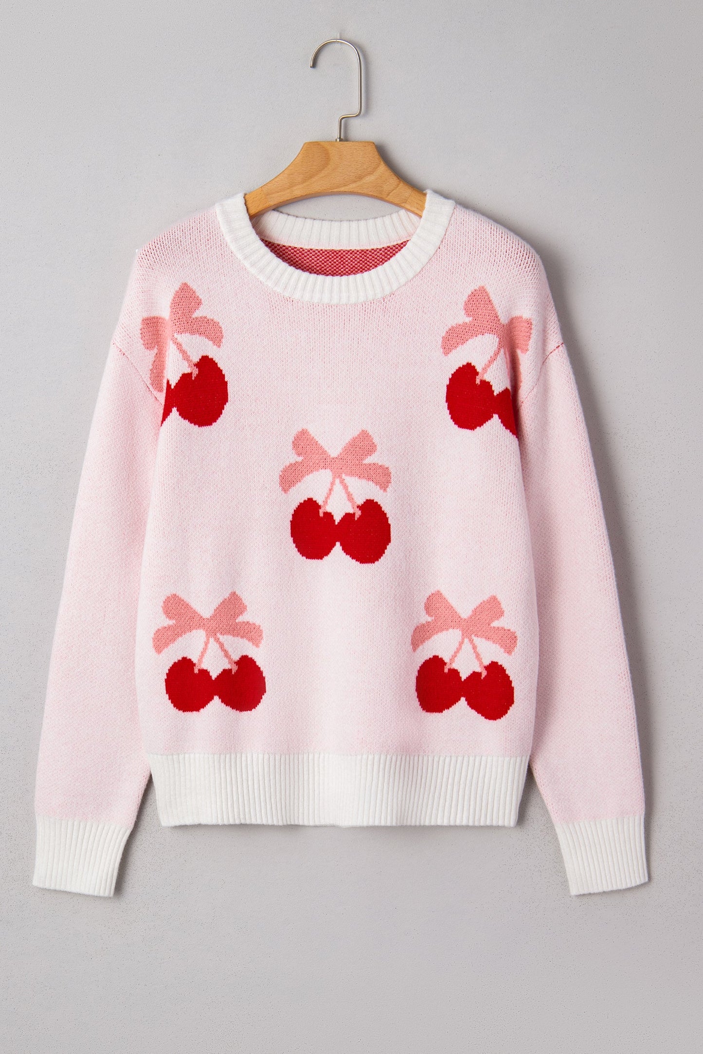 Nevaeh Pattern Drop Shoulder Sweater