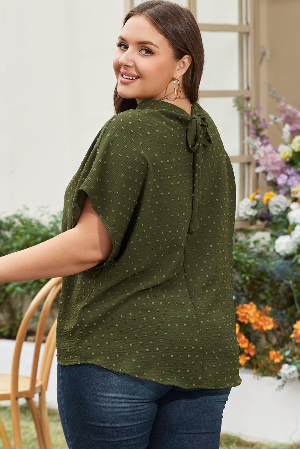 Kataleya Mock Tied Nape PLUS Top