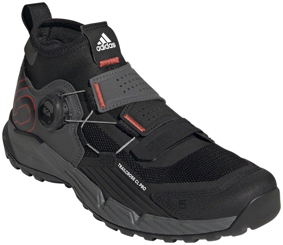 Five Ten Trailcross Pro Mountain Clipless Shoes - Women's Gray/Black/Red 9.5