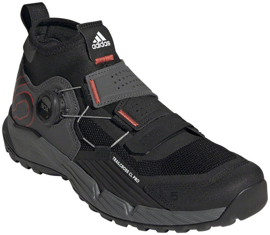Five Ten Trailcross Pro Mountain Clipless Shoes - Women's Gray/Black/Red 9.5