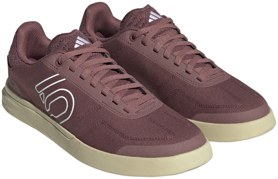 Five Ten Sleuth Deluxe Canvas Flat Shoes - Women's Quiet Crimson/Ftwr White/Core BLK 6