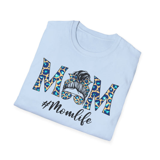 Mom Life Unisex Softstyle T-Shirt | Comfortable Tee for Moms | Gift for Mother's Day, Birthday, Casual Wear, Family Events