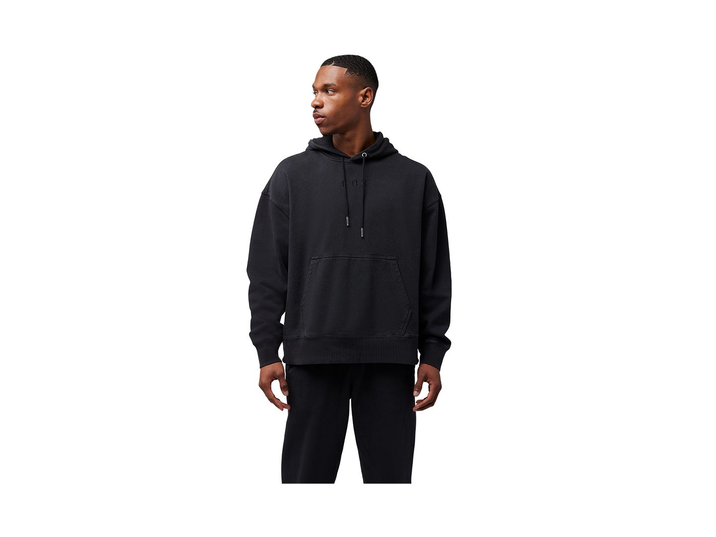 Fox Racing 25 Wordmark Hoodie Small Black Shirt
