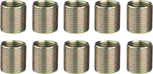 Unior Proprietary Crank Repair Pedal Thread Inserts Right Crankarm 9/16" 10 Pack Brass