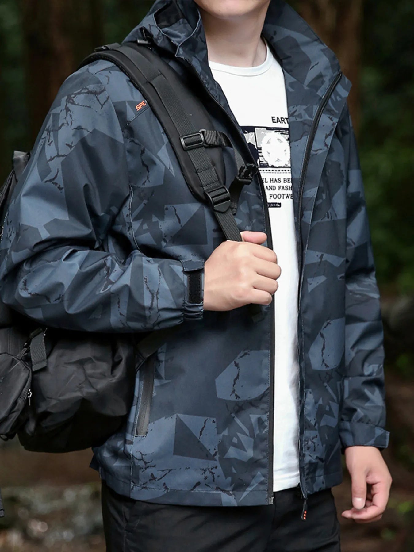 Men's Regular and Plus Size Windproof Outdoor Jacket