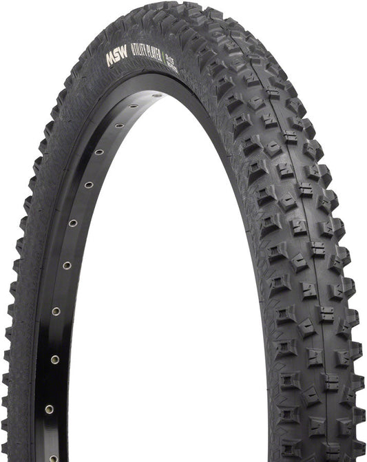 MSW Utility Player Tire - 20 x 2.25 Black Rigid Wire Bead 33tpi