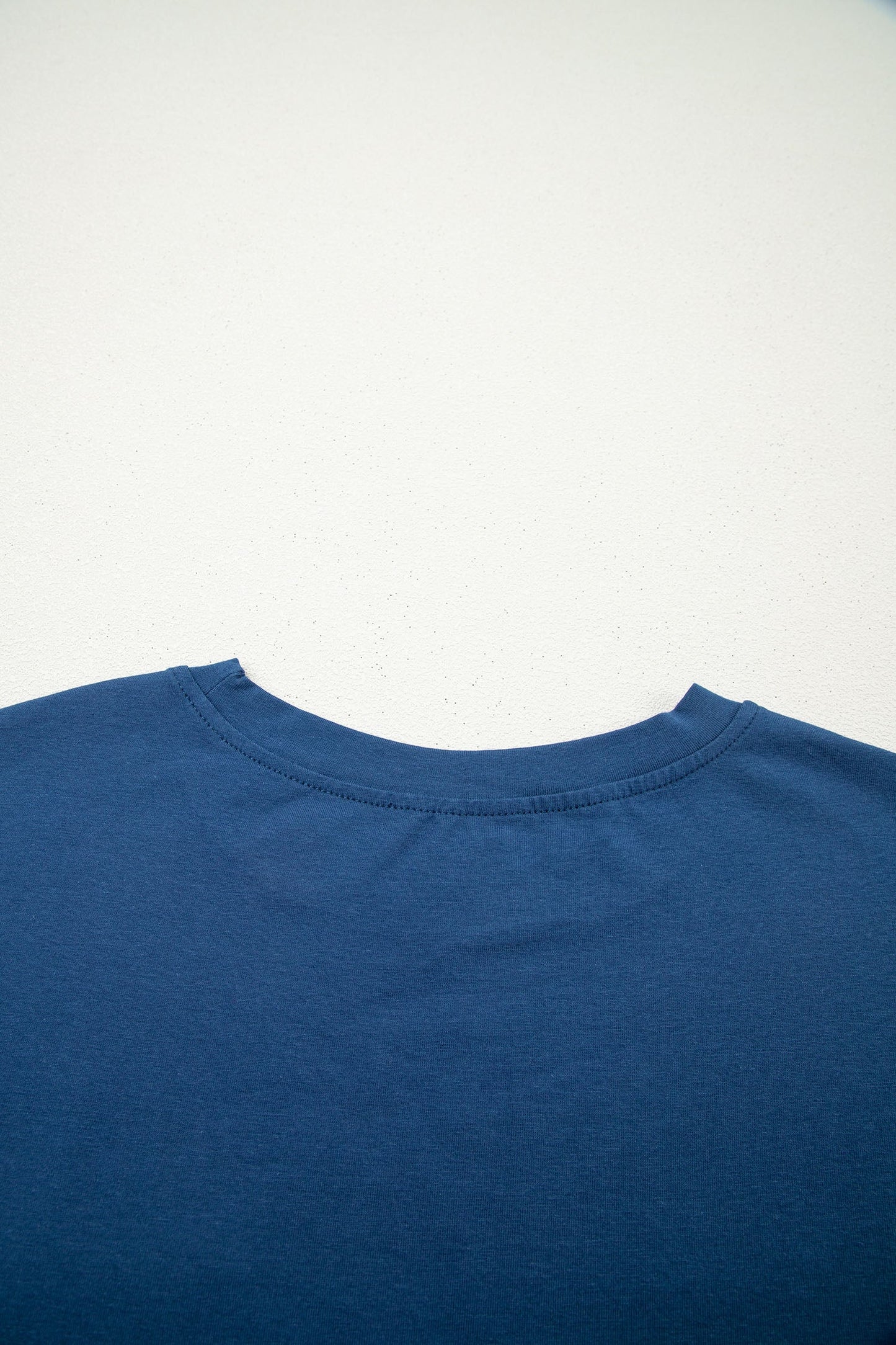 Colorblock Chest Pocket Patch Short Sleeve Top