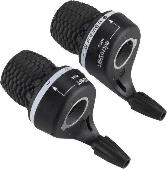 microSHIFT MS25-8 Twist Shifter Set 8-Speed Triple Shimano Compatible