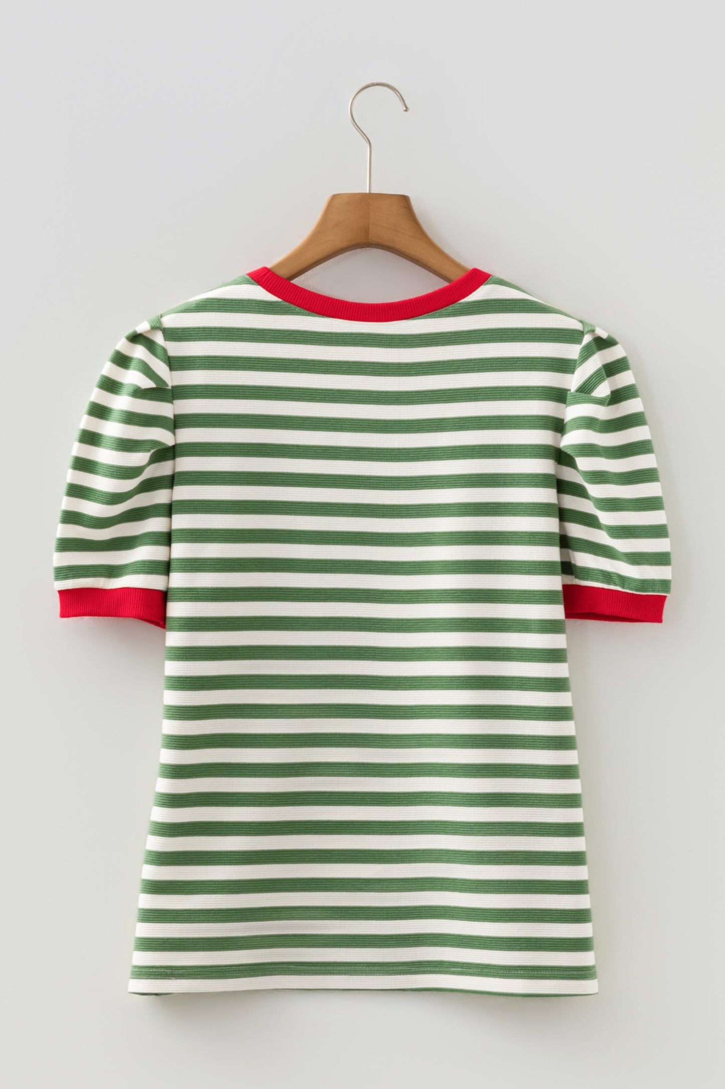 Joy Sleeve Contrast Trim Tee