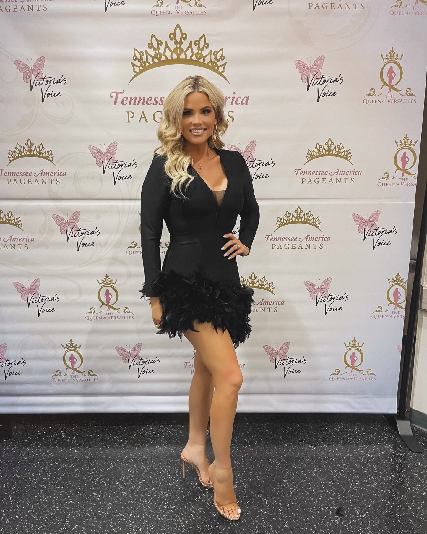 White Feather Cocktail Dress