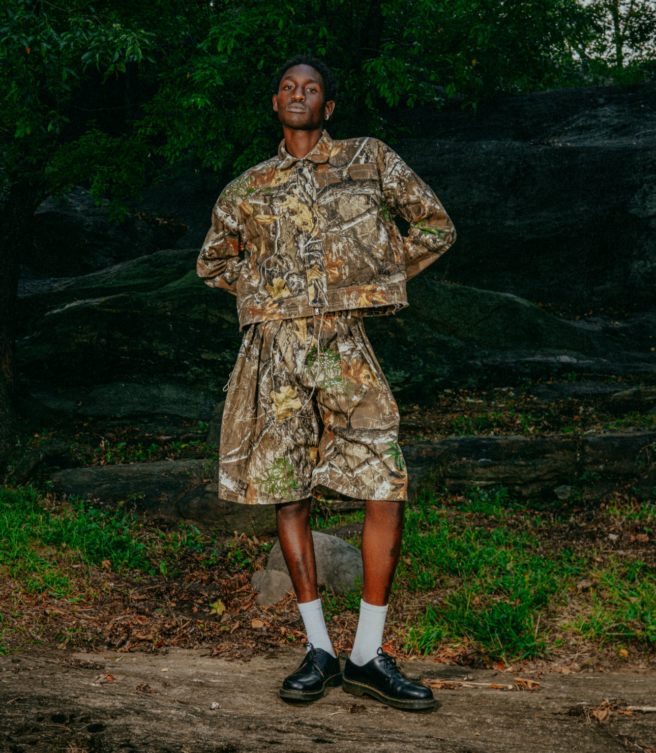 Woodland Pleated Short