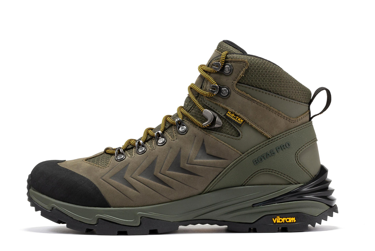 Botas Pro Olive 6 Inch Waterproof Hiking Boots with VIBRAM® Traction Lug Outsole  BP22123